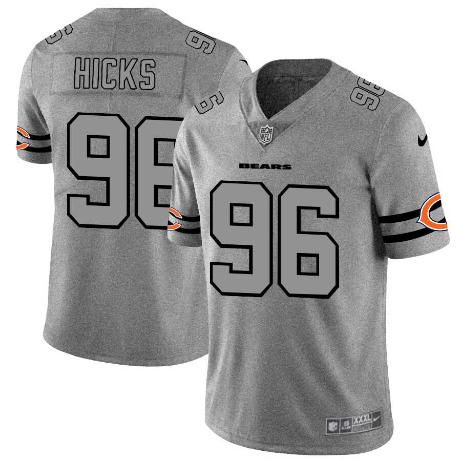 Nike Bears 96 Akiem Hicks 2019 Gray Gridiron Gray Vapor Untouchable Limited Jersey Dyin,We sell and wholesale Nike Bears 96 Akiem Hicks 2019 Gray Gridiron Gray Vapor Untouchable Limited Jersey Dyin on line form chian!